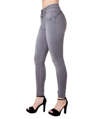 Jeans Mujer Moda Skinny Gris Fergino 52905014