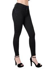 Jeans Mujer Moda Skinny Negro Fergino 52905011