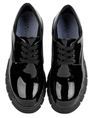 Zapato Casual Tacon Mujer Negro Charol Stfashion 20303800