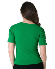 Playera Mujer Moda Camiseta Verde Stfashion 50004643