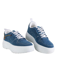 Tenis Mujer Casual Azul Daddy 13304004