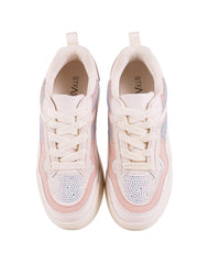 Tenis Mujer Casual Crema Stfashion 06204202