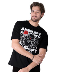 Playera Hombre Moda Camiseta Negro Stfashion 53205033