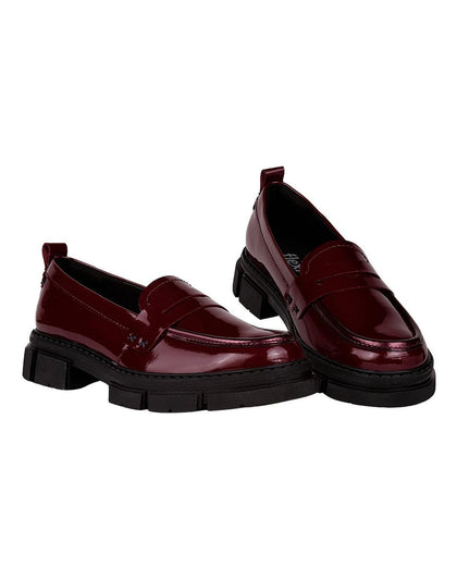 Zapato Mujer Casual Vino Flexi 02504143