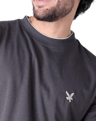 Playera Hombre Basico Camiseta Gris Stfashion 61705012