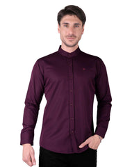 Camisa Hombre Casual Slim Vino Stfashion 50505210