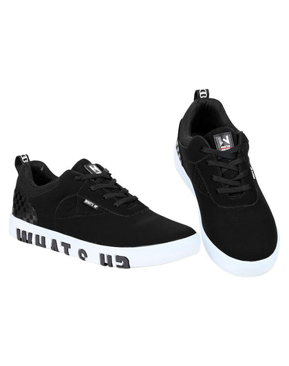 Tenis Hombre Casual Negro What'S Up 06903034
