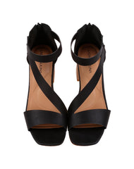 Sandalia Mujer Formal Tacon Negro Lady Paulina 02704205