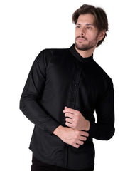 Camisa Hombre Casual Slim Negro Stfashion 50505201