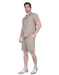 Short Hombre Casual Recto Beige Giovanni Gali 50705524