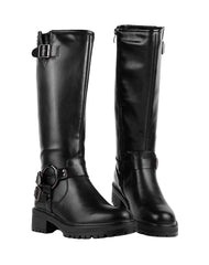 Bota Mujer Casual Negro Capa De Ozono 06004108