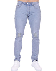 Jeans Hombre Moda Slim Azul American Fly 51405414