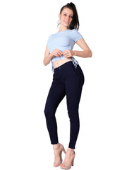 Pantalón Mujer Casual Skinny Azul Oggi 59103128