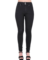 Jeans Mujer Basico Skinny Negro Oggi Katia 59105218