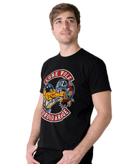 Playera Hombre Moda Camiseta Negro Furor 62107027