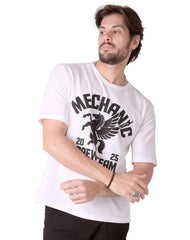 Playera Hombre Moda Camiseta Blanco Stfashion 53205034