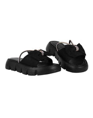 Sandalia Mujer Playa Piso Negro Sugar Free 09704203