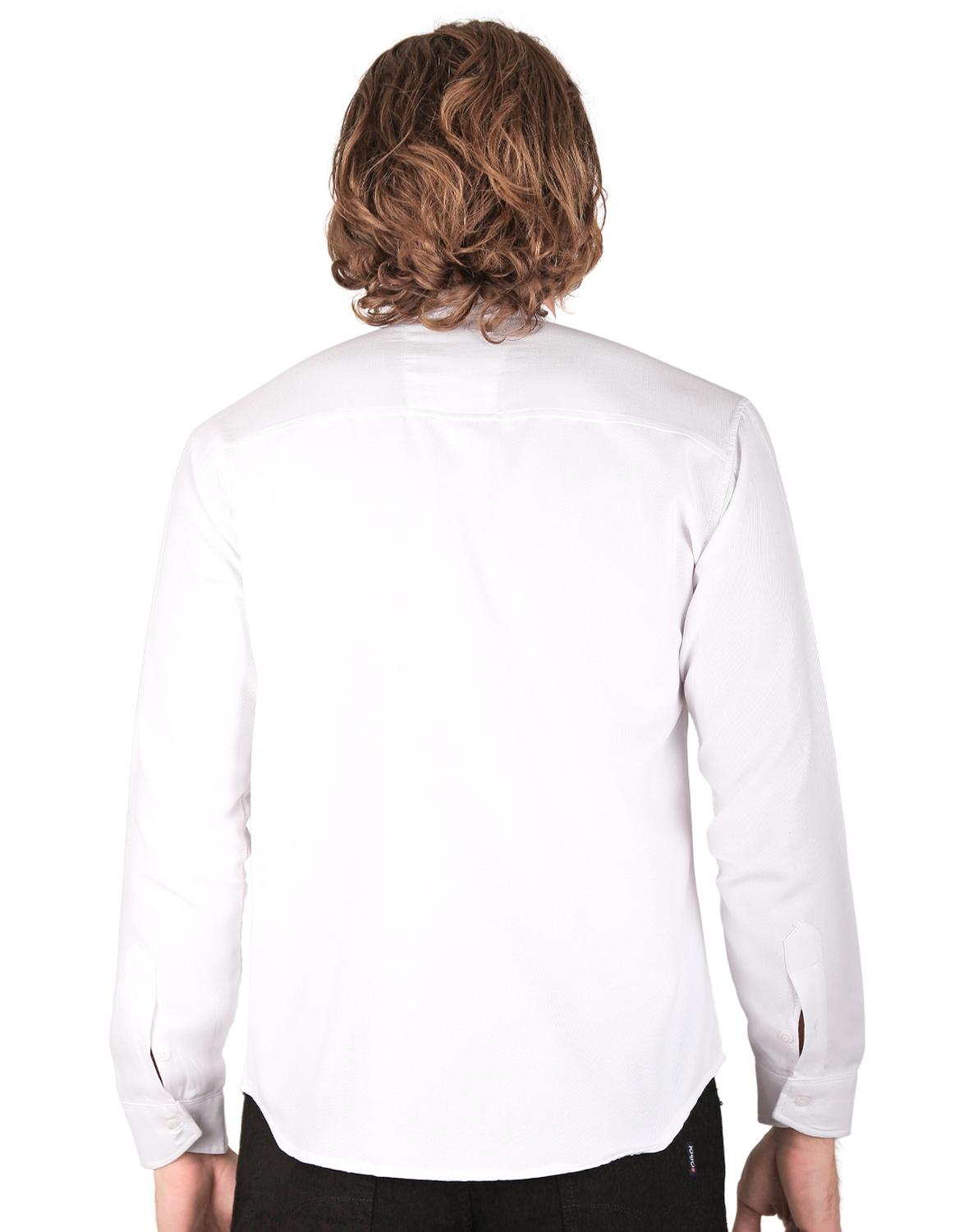 Camisa Casual Hombre Stfashion Blanco 50503600 Algodón