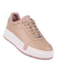 Tenis Mujer Casual Beige Charly 05004110