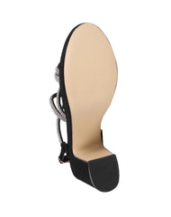 Sandalia Mujer Formal Tacon Negro Stfashion 04204219