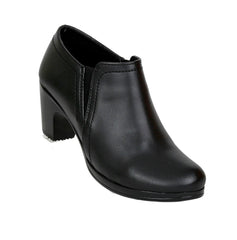 Botin Mujer Formal Tacon Negro Vitalia 16802503