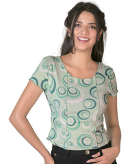 Playera Moda Mujer Verde Stfashion 64104351