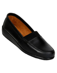 Zapato Mujer Confort Cuña Negro Piel Emilia 04101802