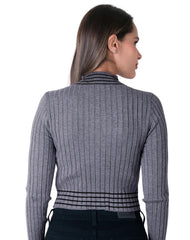 Sweater Mujer Gris Uk 56705245