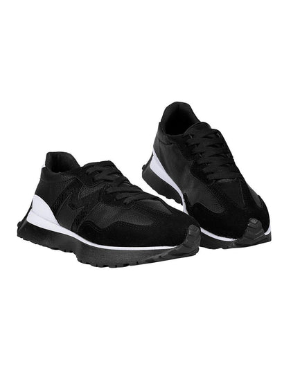 Tenis Mujer Casual Cuña Negro Stfashion 23504109