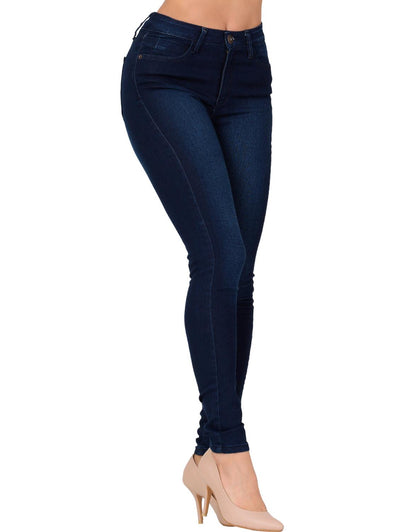 Jeans Mujer Básico Skinny Azul Stfashion 51003614