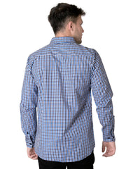 Camisa Hombre Casual Regular Azul Stfashion 54004604