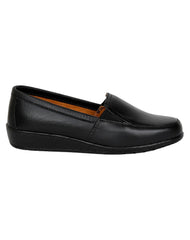 Zapato Mujer Confort Cuña Negro Piel Emilia 04102100