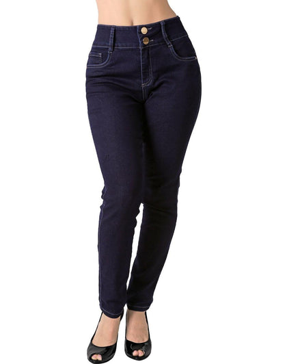 Jeans Mujer Moda Skinny Azul Fergino 52904803