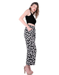 Pantalón Mujer Moda Recto Negro Stfashion 79305209