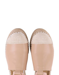 Sandalia Mujer Casual Plataforma Beige Stfashion 08004205