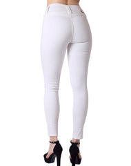 Jeans Mujer Moda Skinny Blanco Fergino 52904612