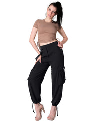 Pantalón Mujer Moda Jogger Negro Stfashion 52404406
