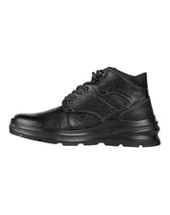 Botin Hombre Casual Negro Piel Merano Shoes 04004109