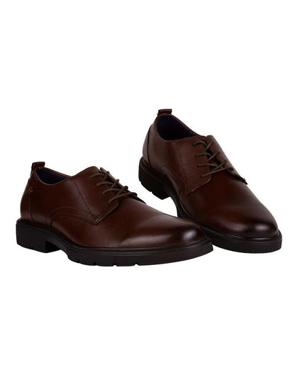 Zapato Hombre Oxford Casual Café Piel Flexi 02504115