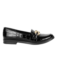 Zapato Mujer Mocasín Casual Tacón Negro Stfashion 00304103