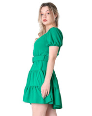 Vestido Casual Mujer Verde Stfashion 61904804