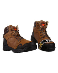 Botin Hombre Casual Café Piel New Ram 21604101