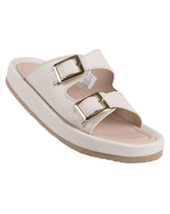 Sandalia Mujer Casual Crema Stfashion 12304208