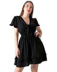 Vestido Mujer Casual Negro Stfashion 52405000