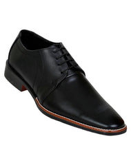 Zapato Hombre Oxford Vestir Negro Piel Lugo Conti 04702504
