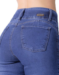 Jeans Mujer Moda Skinny Azul Fergino 52904806