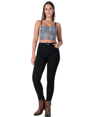 Jeans Mujer Basico Skinny Negro Stfashion 52905002