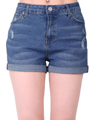 Short Mujer Casual Skinny Azul Marezzi 54405407