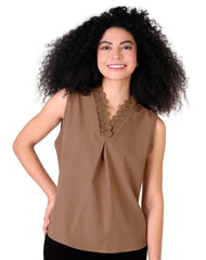 Blusa Mujer Beige Stfashion 69705409