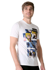 Playera Hombre Moda Camiseta Beige Anime 58205012